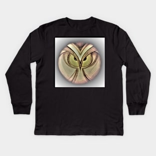 NEON DECO OWL,,,House of Harlequin Kids Long Sleeve T-Shirt